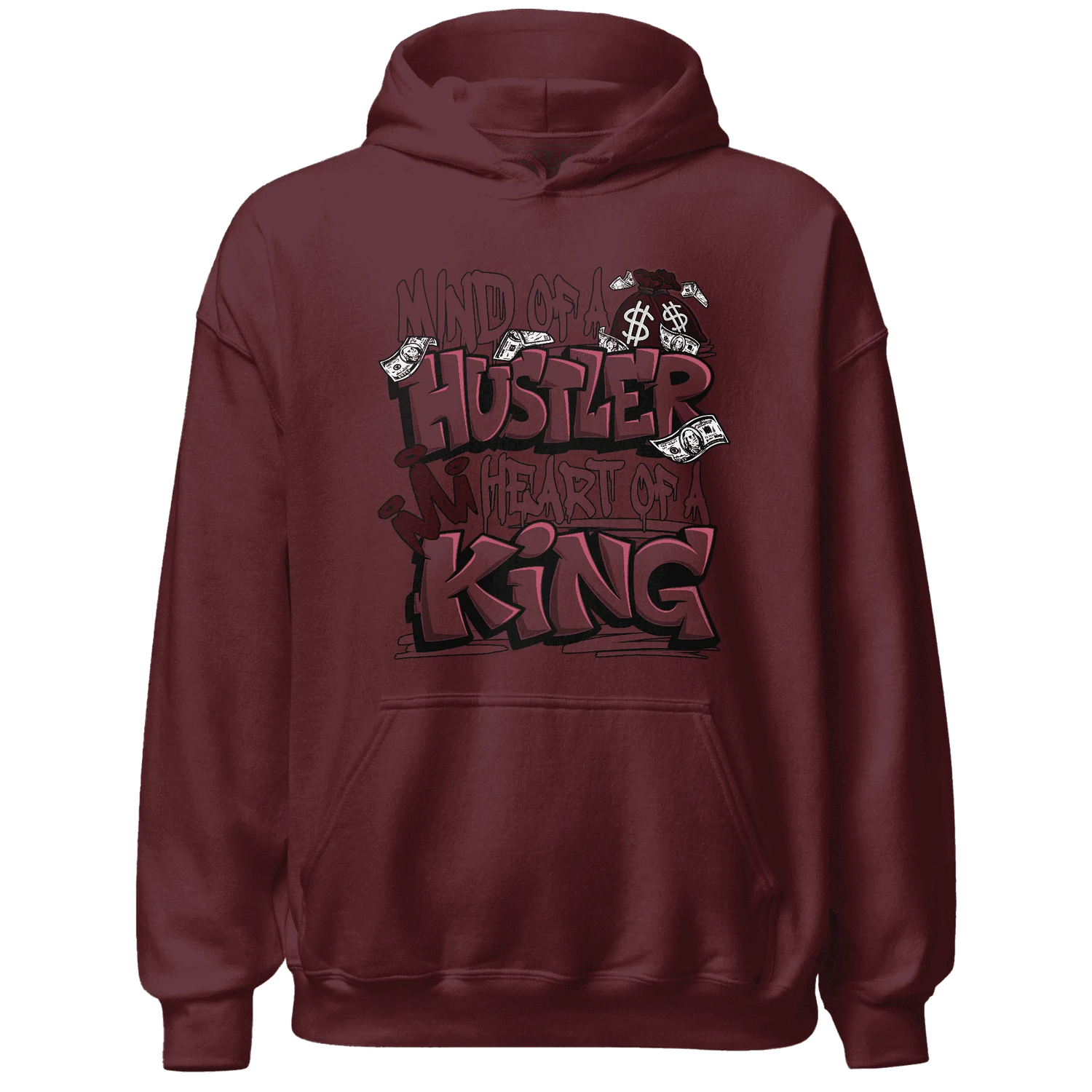 NastyJamz-VaporMax-Night-Maron-Burgundy-Hoodie-Match-Hustler-Heart-King