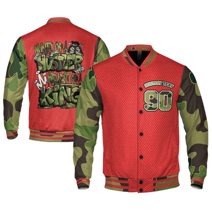 AM-90-Dark-Sage-Solar-Red-NastyJamz-Varsity-Match-Hustler-Heart-King