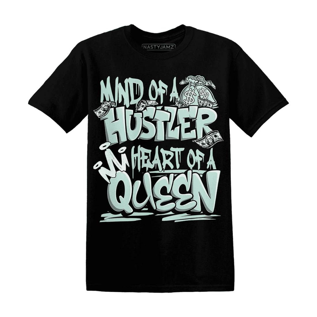 NastyJamz-AF-1-Low-Jade-Ice-White-T-Shirt-Match-Hustler-Heart-Queen