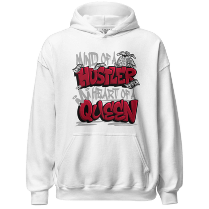 Retro Red Taxi 12s Hoodie Match Hustler Heart Queen - NastyJamz