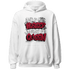 Retro Red Taxi 12s Hoodie Match Hustler Heart Queen - NastyJamz