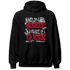 Retro Red Taxi 12s Hoodie Match Hustler Heart Queen - NastyJamz