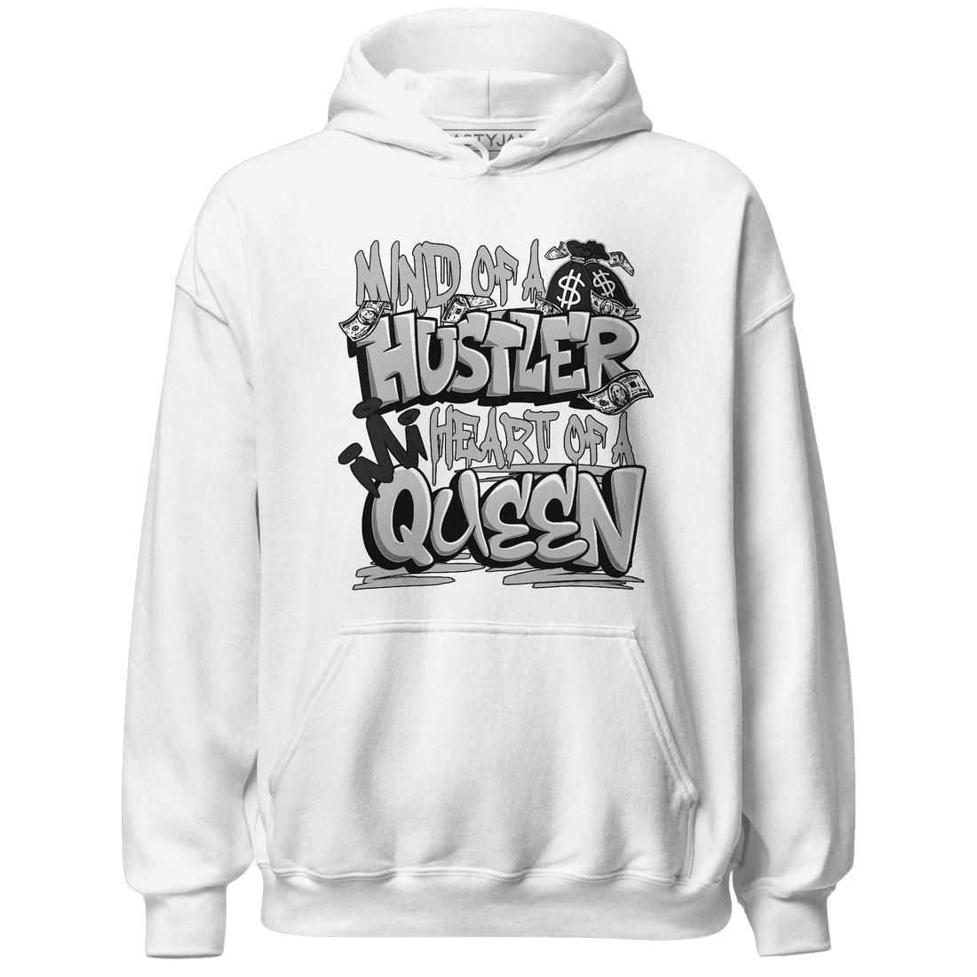 NastyJamz-Wolf-Grey-12s-Hoodie-Match-Hustler-Heart-Queen