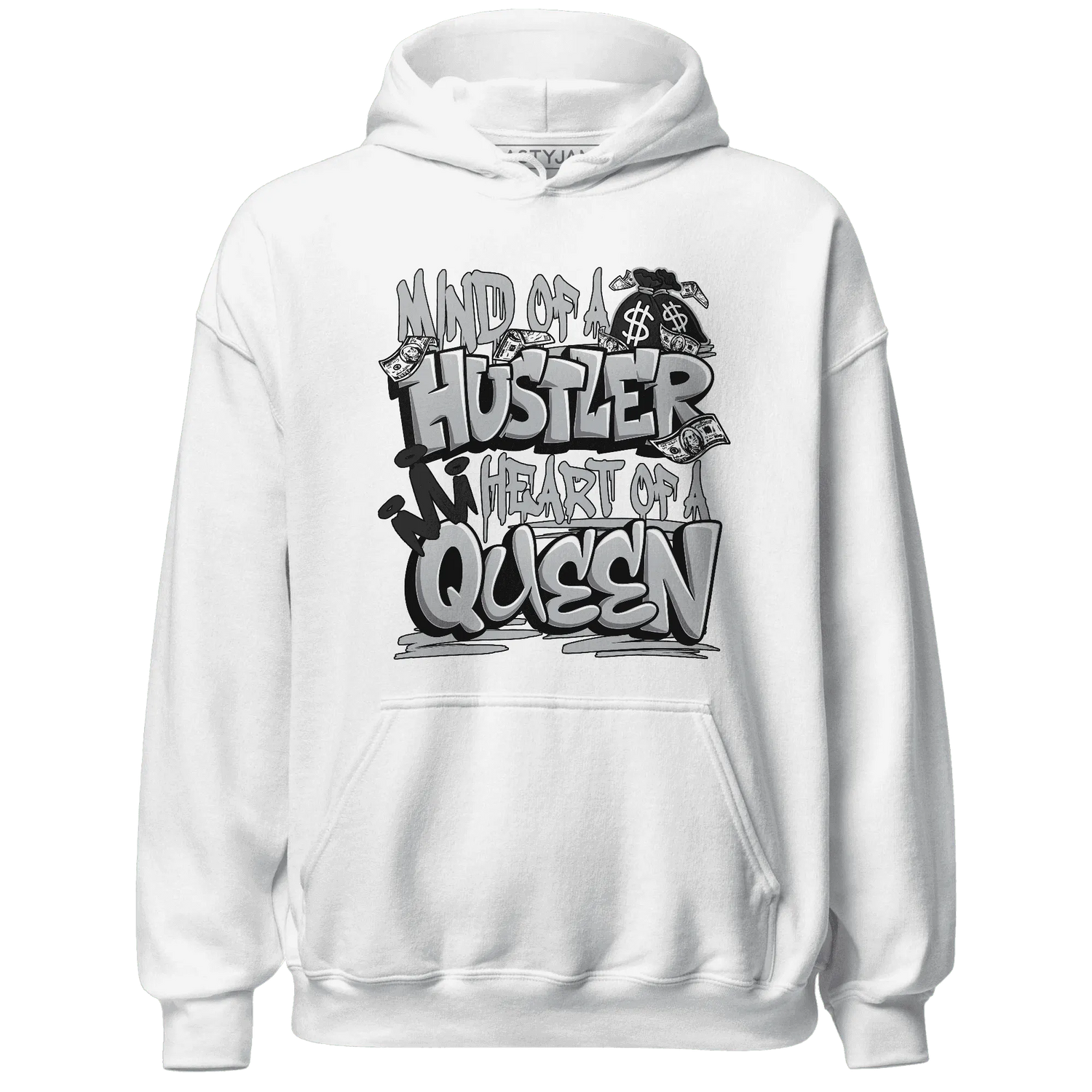 NastyJamz-Wolf-Grey-12s-Hoodie-Match-Hustler-Heart-Queen