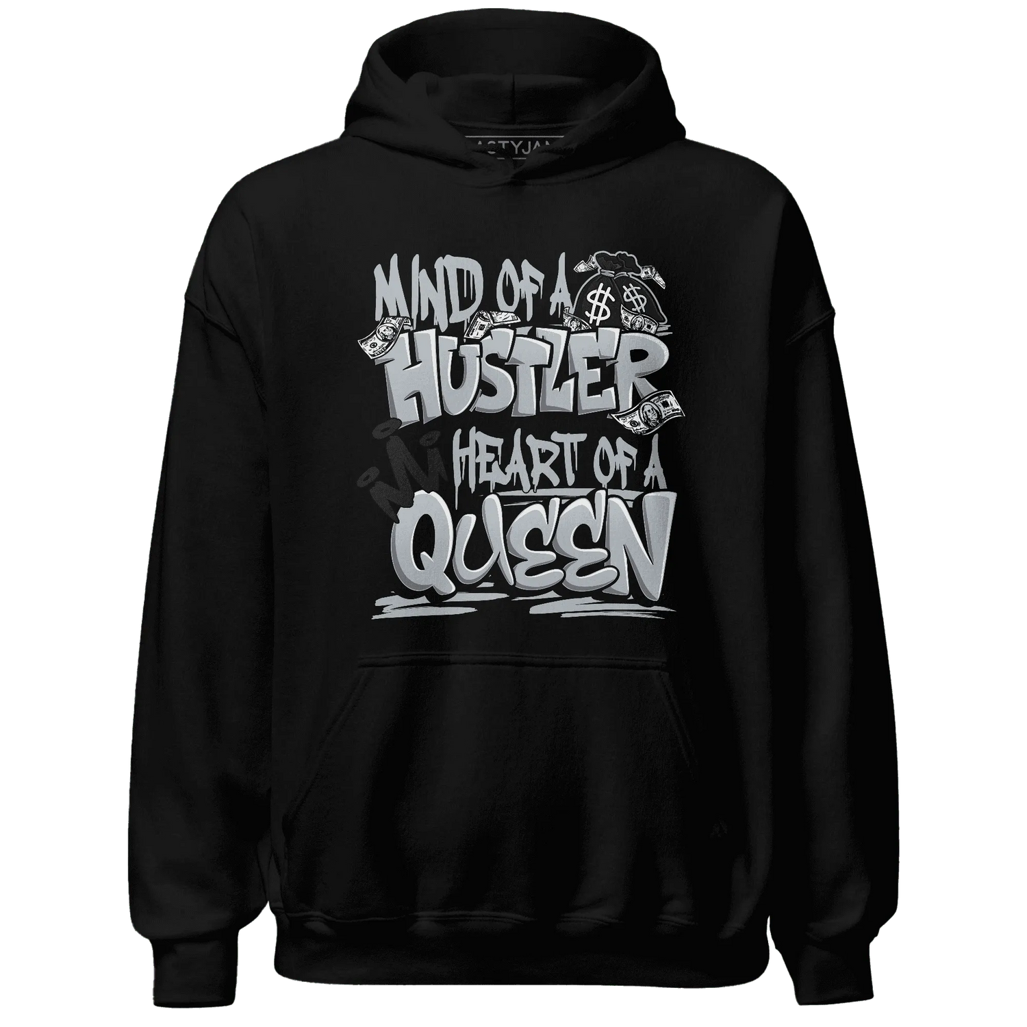 NastyJamz-Wolf-Grey-12s-Hoodie-Match-Hustler-Heart-Queen