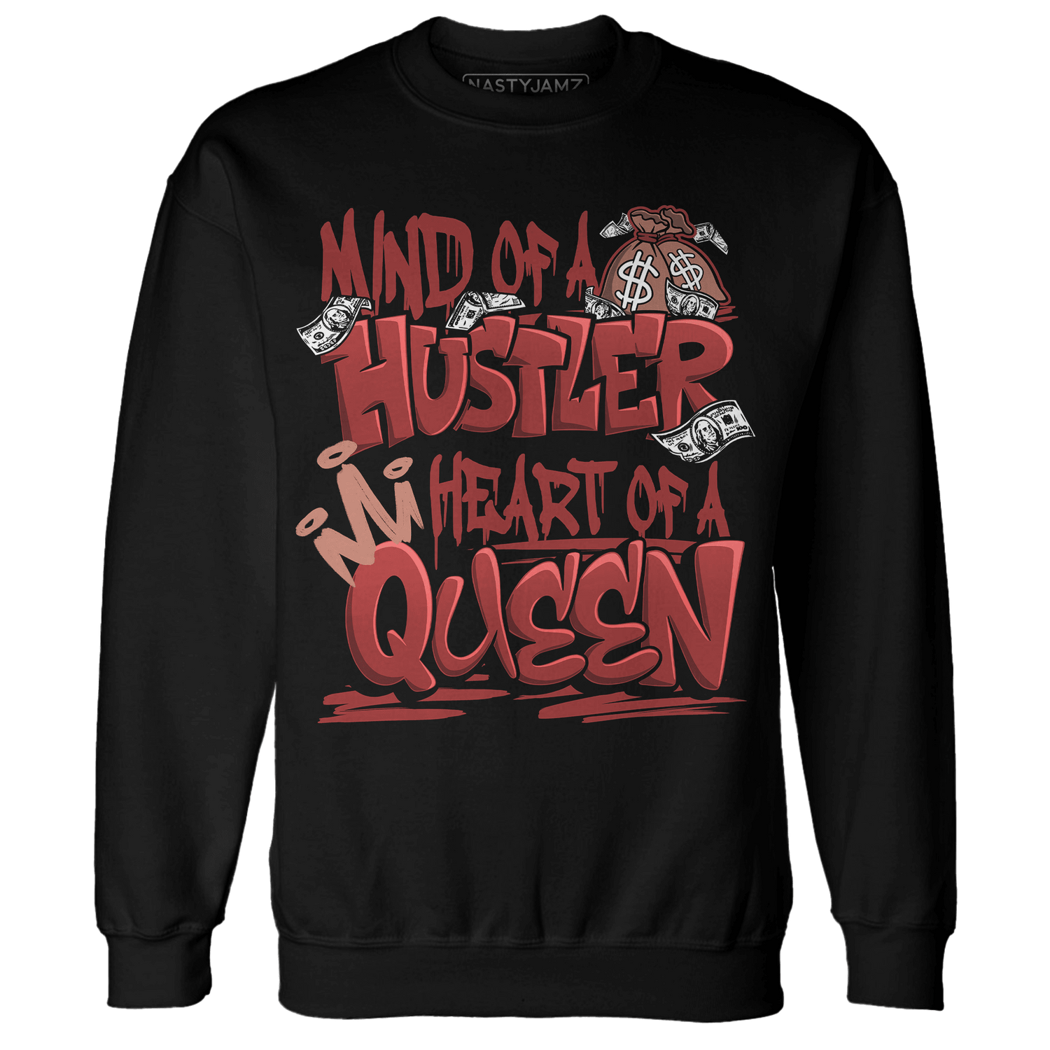 Dune Red 13s Sweatshirt Match Hustler Heart Queen - NastyJamz