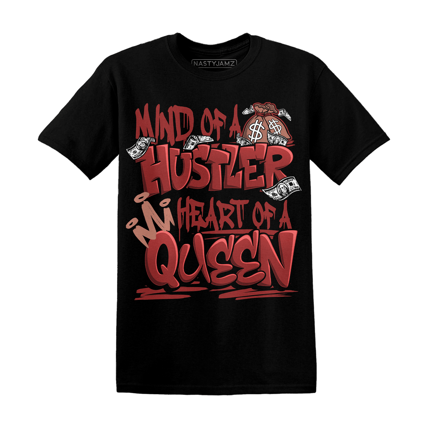 Dune Red 13s T Shirt Match Hustler Heart Queen - NastyJamz