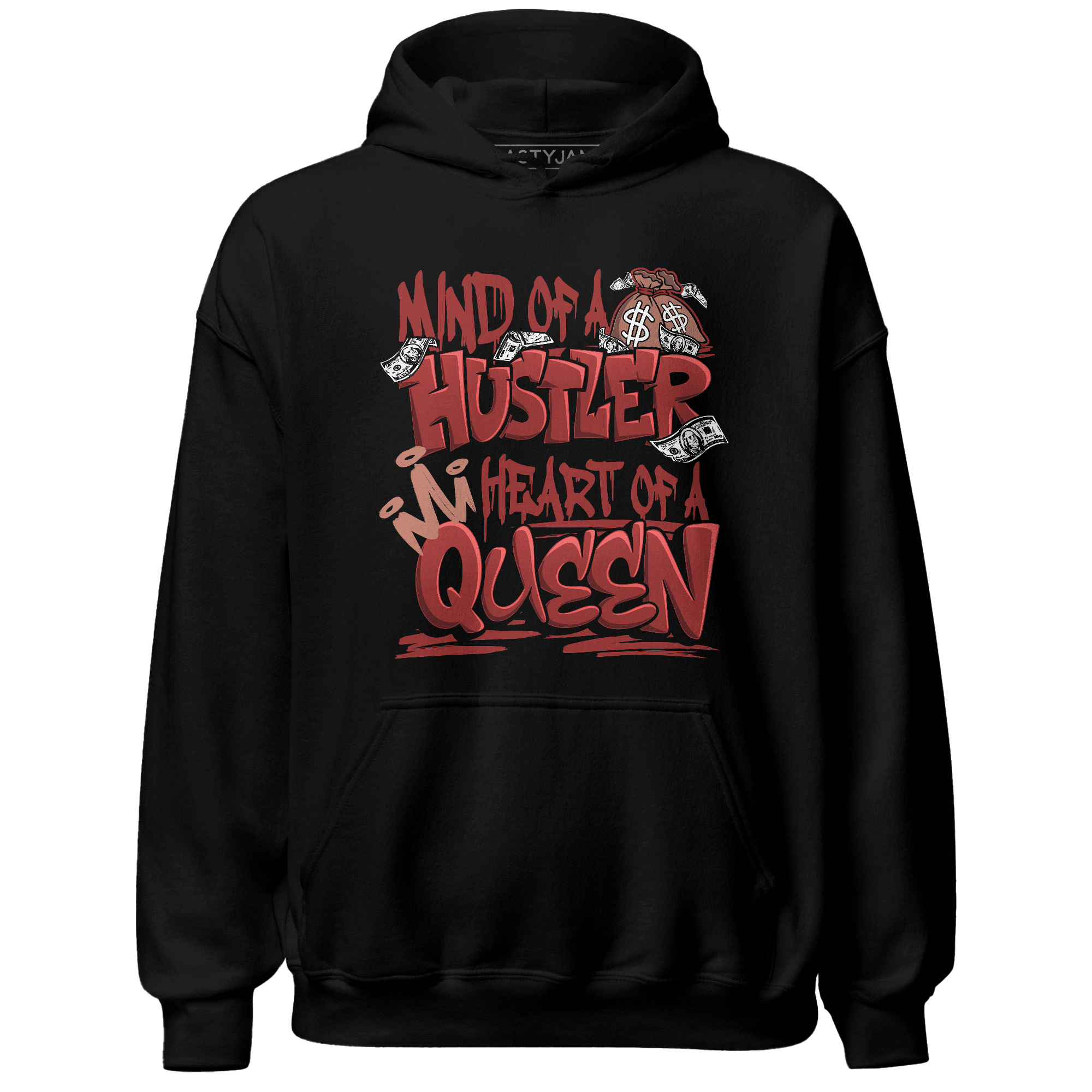 Dune Red 13s Hoodie Match Hustler Heart Queen - NastyJamz