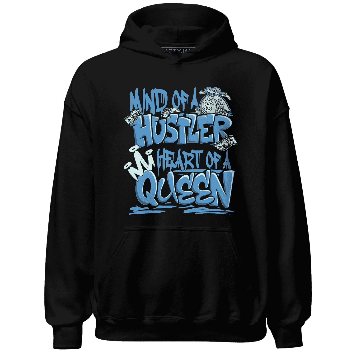 NastyJamz-Carolina-Blue-Univercitii-17s-Hoodie-Match-Hustler-Heart-Queen