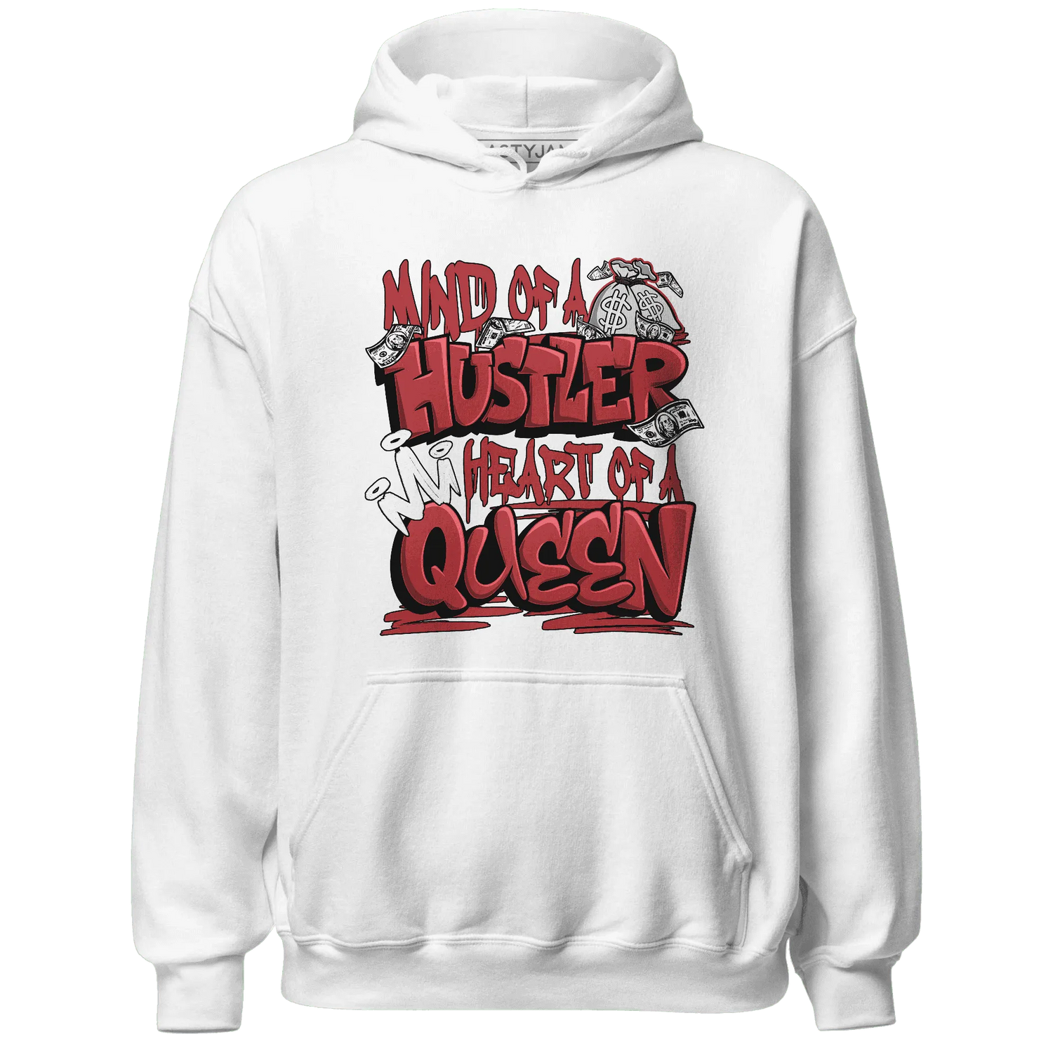 Black-Toe-Reimagined-Red-White-1s-NastyJamz-Hoodie-Match-Hustler-Heart-Queen