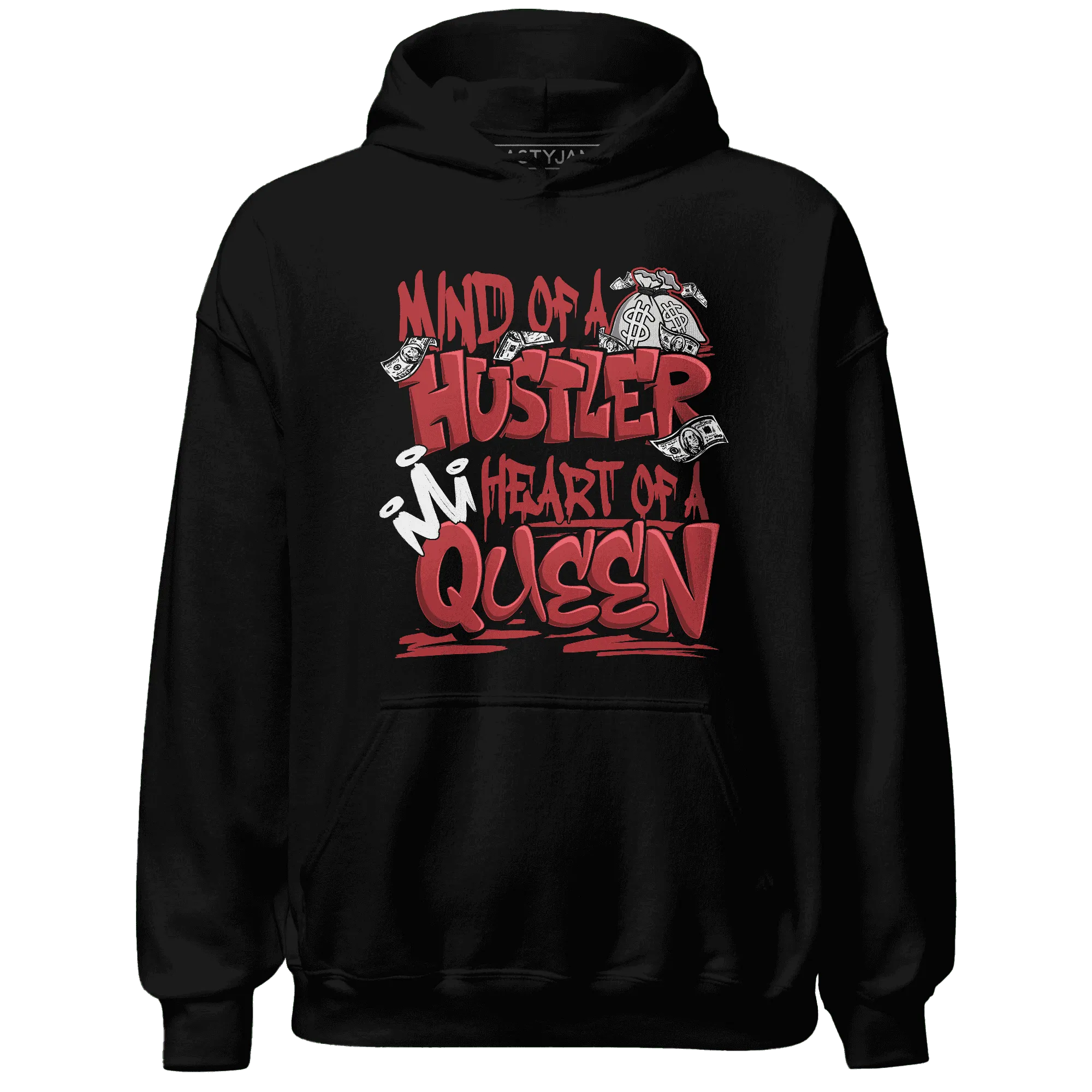 Black-Toe-Reimagined-Red-White-1s-NastyJamz-Hoodie-Match-Hustler-Heart-Queen