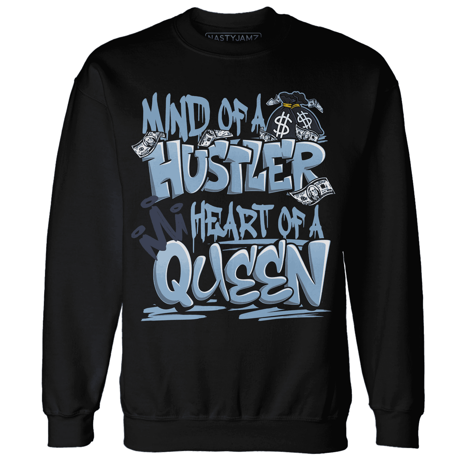 First In Flight 1s Sweatshirt Match Hustler Heart Queen - NastyJamz