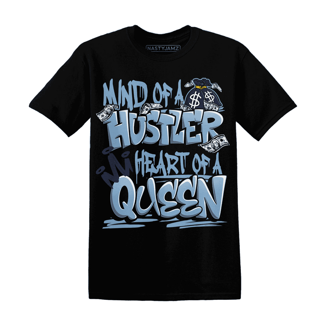 First In Flight 1s T Shirt Match Hustler Heart Queen - NastyJamz