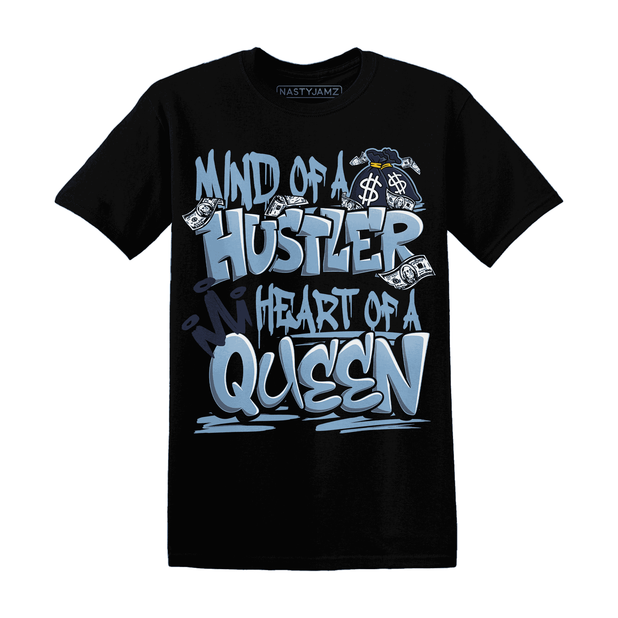 First In Flight 1s T Shirt Match Hustler Heart Queen - NastyJamz