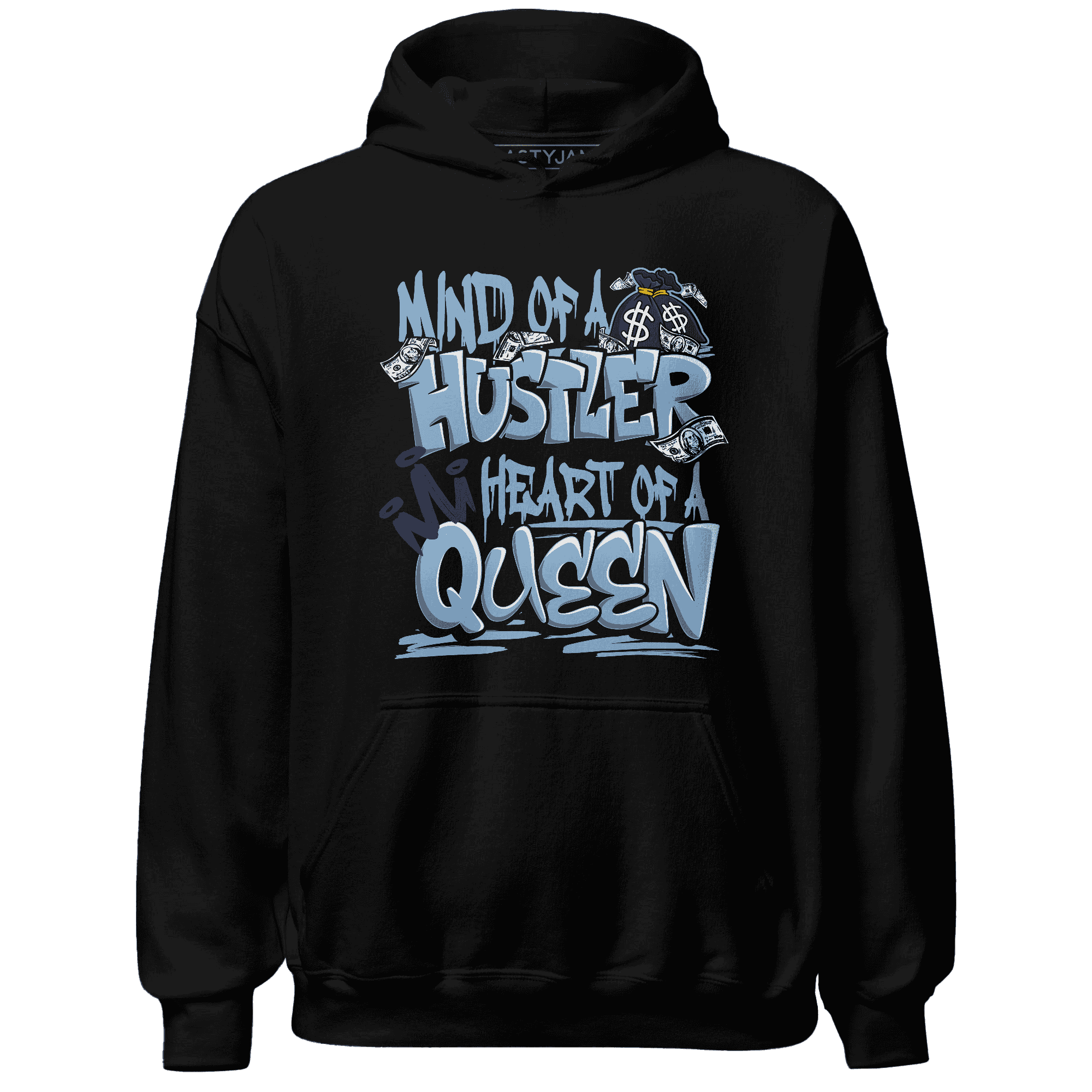 First In Flight 1s Hoodie Match Hustler Heart Queen - NastyJamz