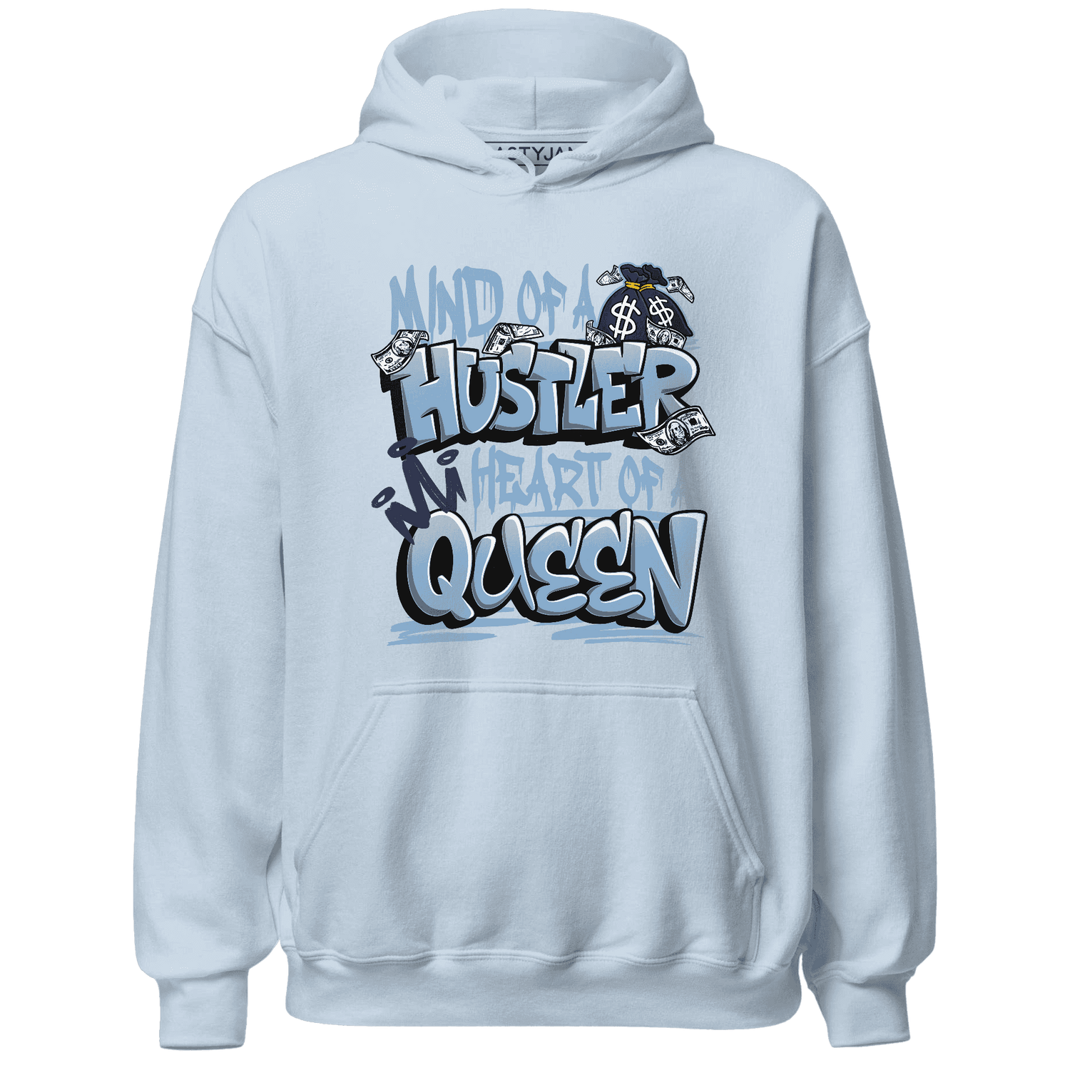 First In Flight 1s Hoodie Match Hustler Heart Queen - NastyJamz