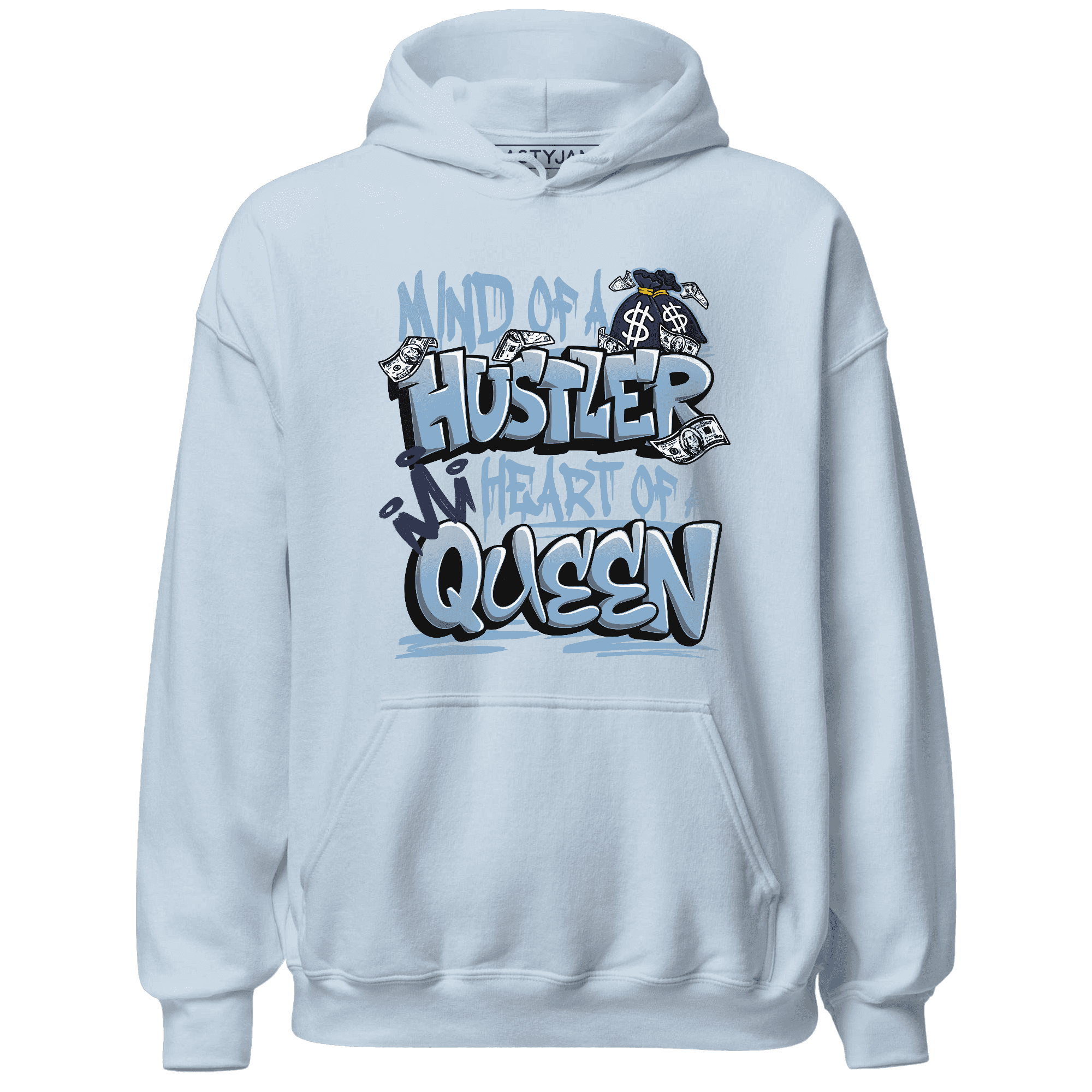 First In Flight 1s Hoodie Match Hustler Heart Queen - NastyJamz