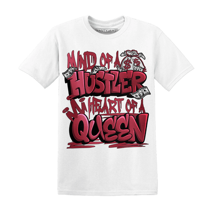 High 85 Metallic Burgundy 1s T Shirt Match Hustler Heart Queen - NastyJamz