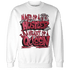 High 85 Metallic Burgundy 1s Sweatshirt Match Hustler Heart Queen - NastyJamz