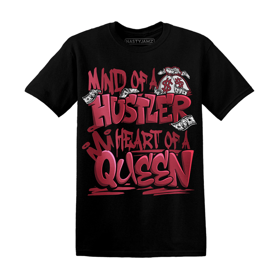 High 85 Metallic Burgundy 1s T Shirt Match Hustler Heart Queen - NastyJamz