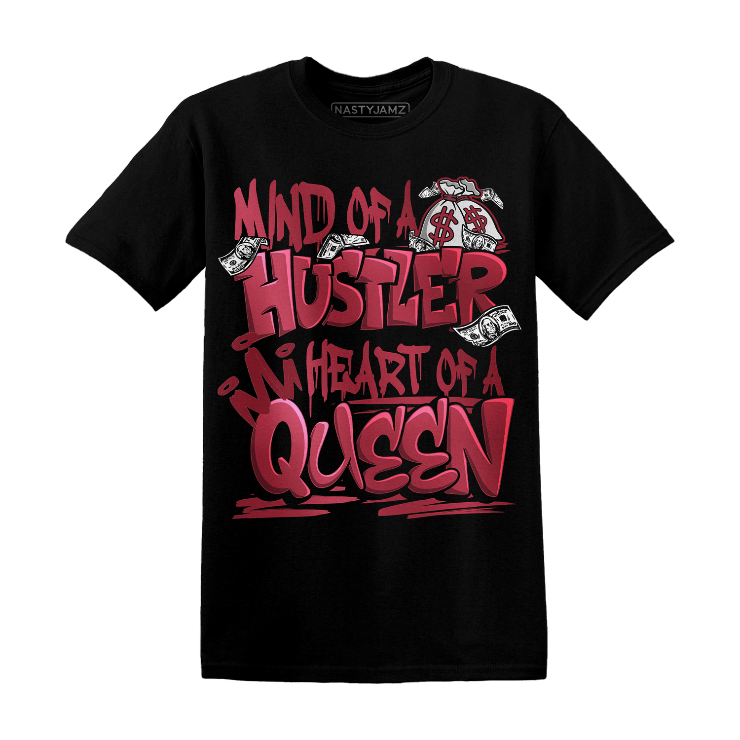 High 85 Metallic Burgundy 1s T Shirt Match Hustler Heart Queen - NastyJamz