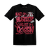 High 85 Metallic Burgundy 1s T Shirt Match Hustler Heart Queen - NastyJamz