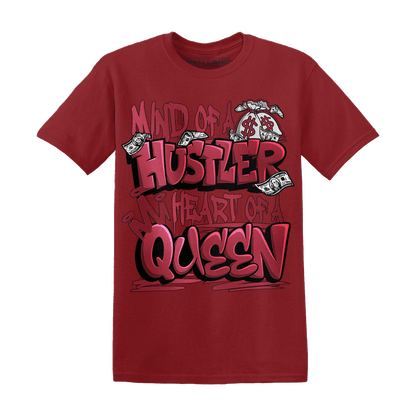 High 85 Metallic Burgundy 1s T Shirt Match Hustler Heart Queen - NastyJamz