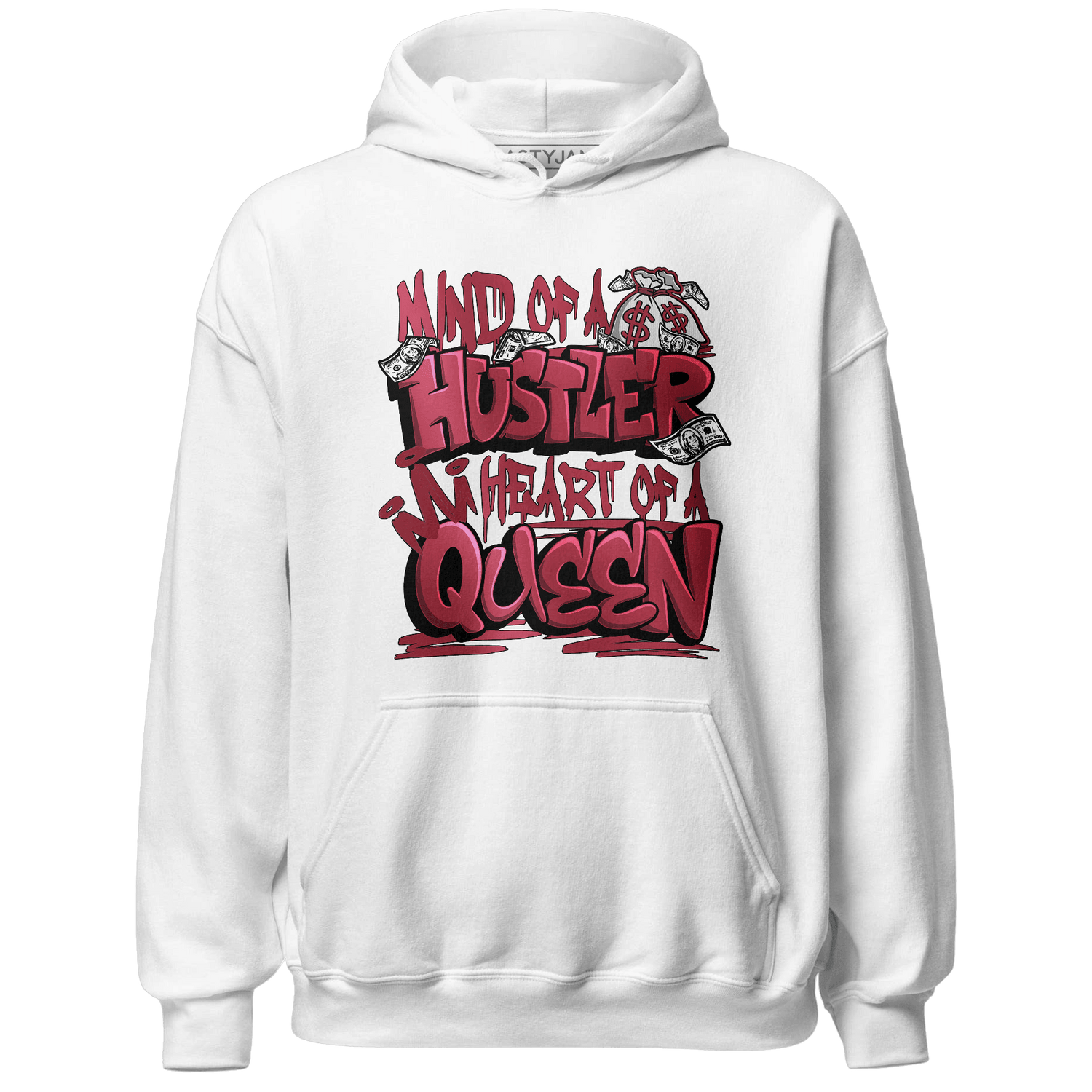 High 85 Metallic Burgundy 1s Hoodie Match Hustler Heart Queen - NastyJamz