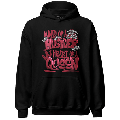 High 85 Metallic Burgundy 1s Hoodie Match Hustler Heart Queen - NastyJamz
