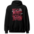 High 85 Metallic Burgundy 1s Hoodie Match Hustler Heart Queen - NastyJamz