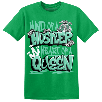 High OG Green Glow 1s T Shirt Match Hustler Heart Queen - NastyJamz