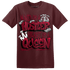 High White Team Red 1s T Shirt Match Hustler Heart Queen - NastyJamz