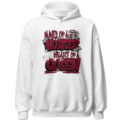 High White Team Red 1s Hoodie Match Hustler Heart Queen - NastyJamz