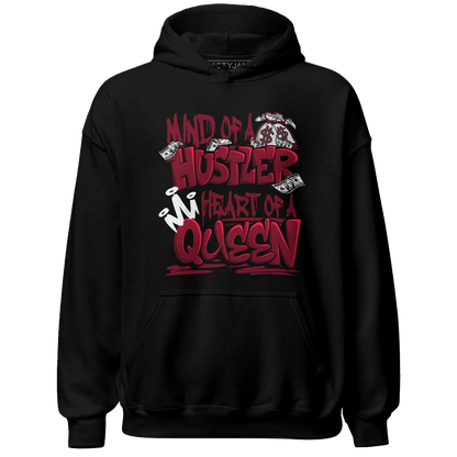 High White Team Red 1s Hoodie Match Hustler Heart Queen - NastyJamz
