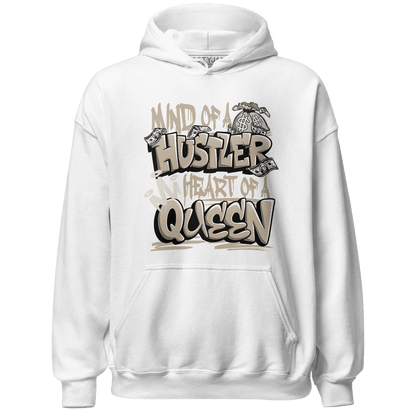 Latte 1s Hoodie Match Hustler Heart Queen - NastyJamz