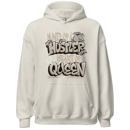 Latte 1s Hoodie Match Hustler Heart Queen - NastyJamz