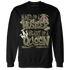 NastyJamz-Medium-Olive-1s-Sweatshirt-Match-Hustler-Heart-Queen