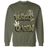 NastyJamz-Medium-Olive-1s-Sweatshirt-Match-Hustler-Heart-Queen