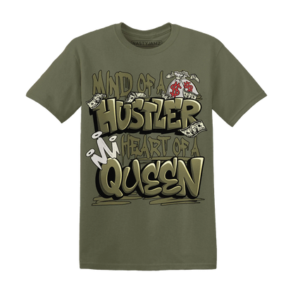 NastyJamz-Medium-Olive-1s-T-Shirt-Match-Hustler-Heart-Queen