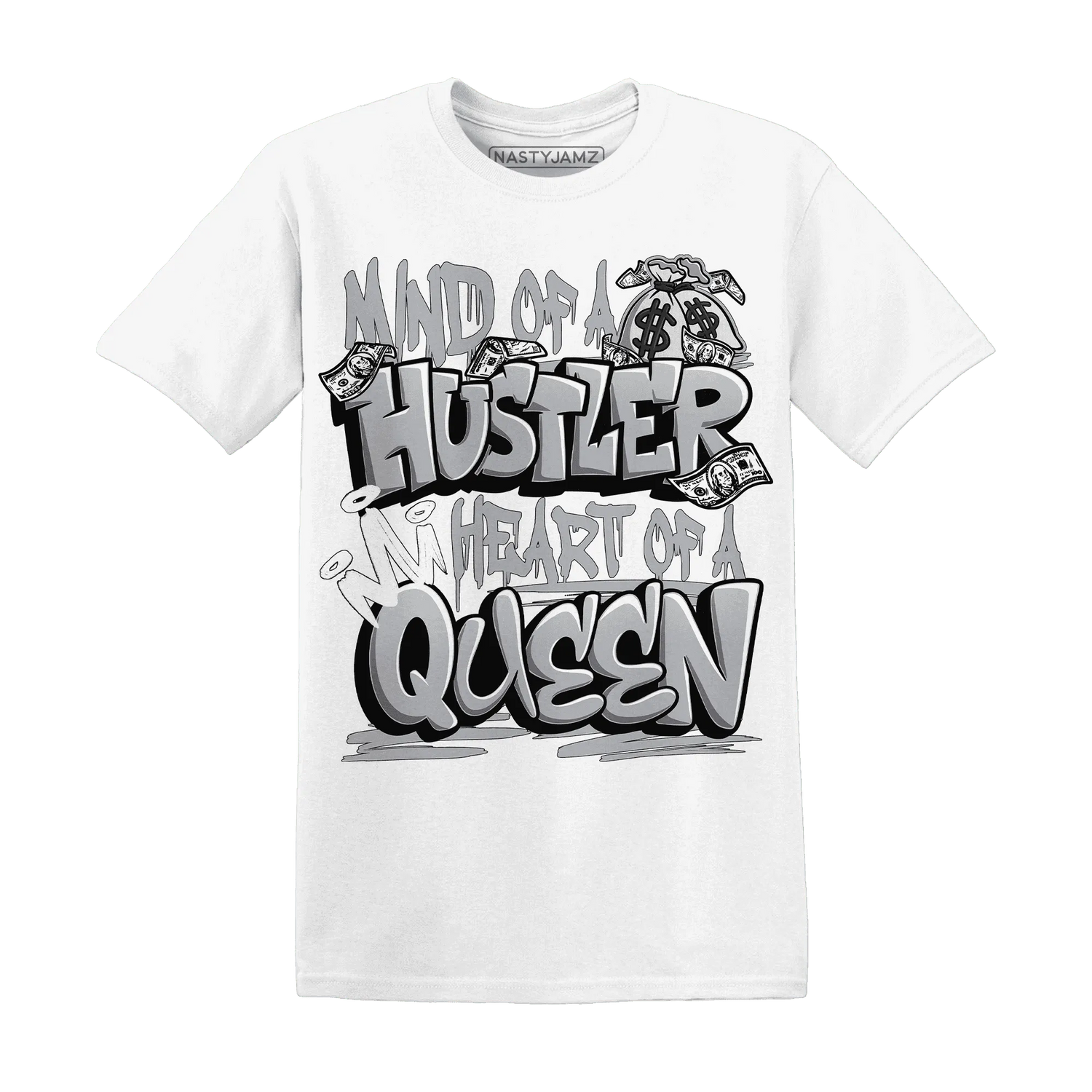 Wolf-Grey-1s-T-Shirt-Match-Hustler-Heart-Queen