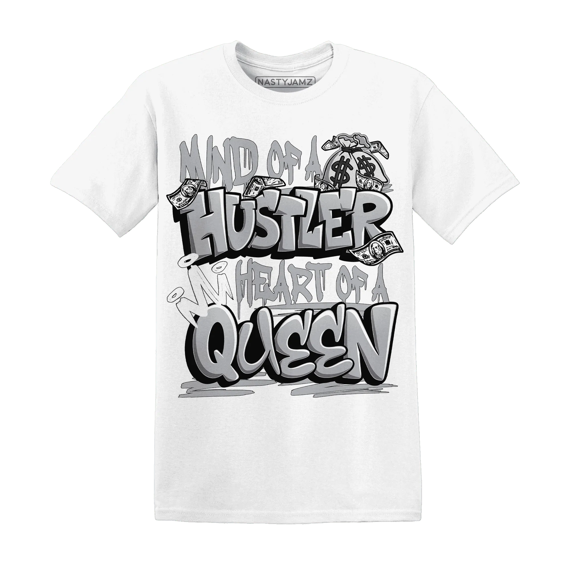 Wolf-Grey-1s-T-Shirt-Match-Hustler-Heart-Queen