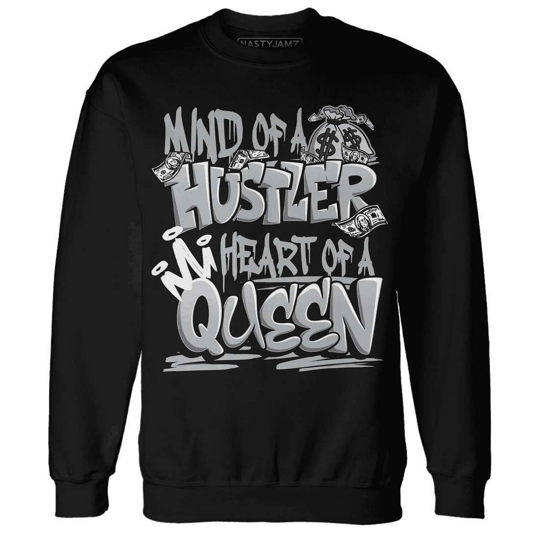 Wolf-Grey-1s-Sweatshirt-Match-Hustler-Heart-Queen