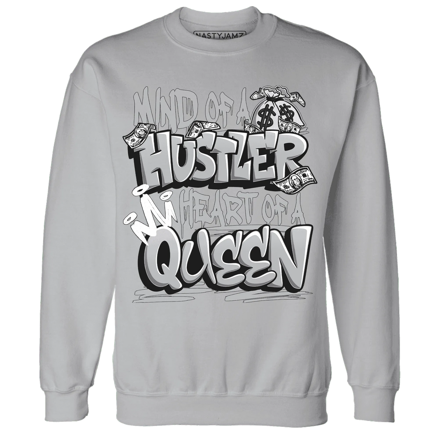 Wolf-Grey-1s-Sweatshirt-Match-Hustler-Heart-Queen