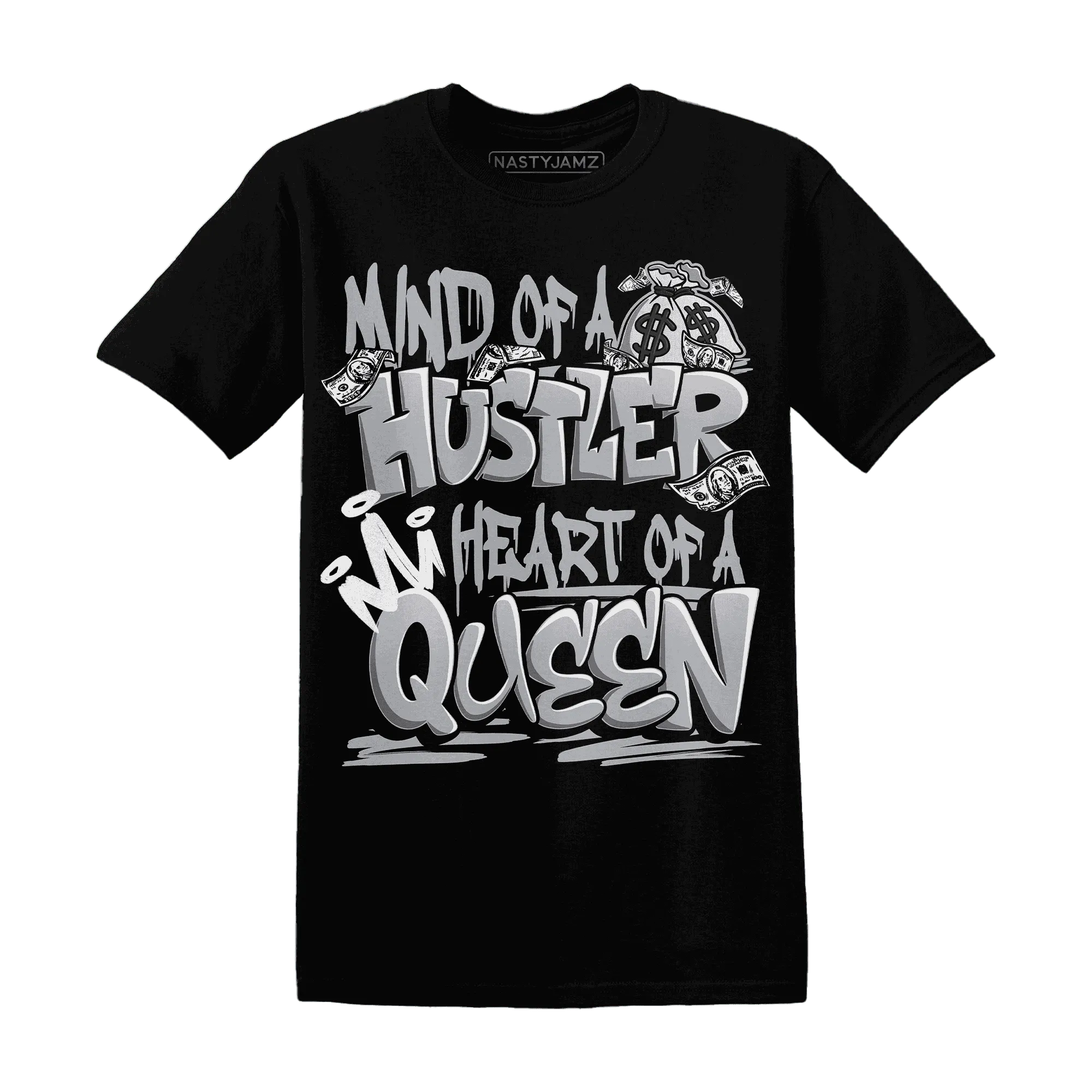 Wolf-Grey-1s-T-Shirt-Match-Hustler-Heart-Queen