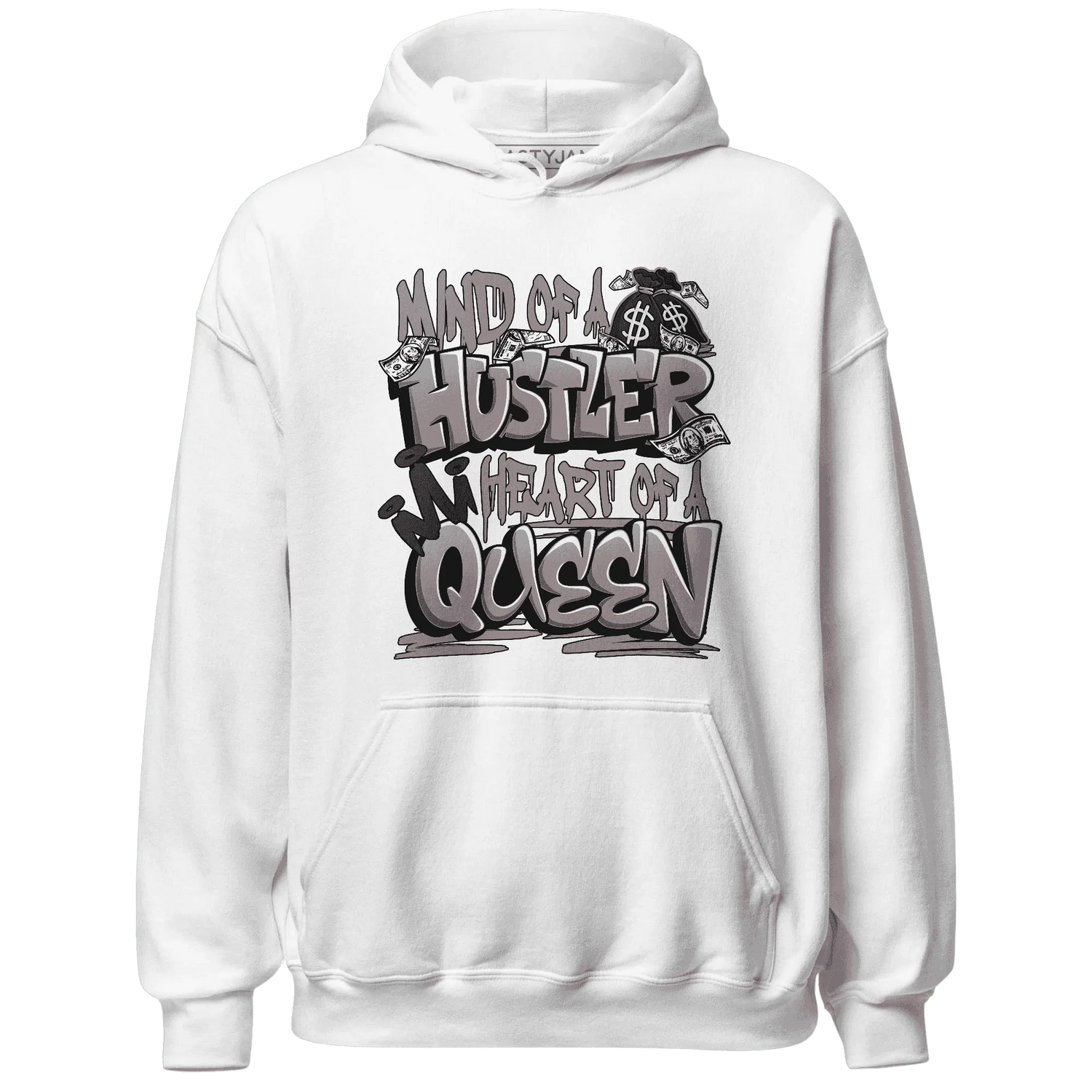 NastyJamz-Black-Violet-Ore-3s-Hoodie-Match-Hustler-Heart-Queen