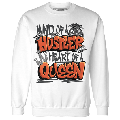 Georgia Peach 3s Sweatshirt Match Hustler Heart Queen - NastyJamz
