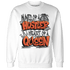 Georgia Peach 3s Sweatshirt Match Hustler Heart Queen - NastyJamz
