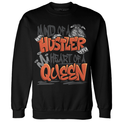 Georgia Peach 3s Sweatshirt Match Hustler Heart Queen - NastyJamz