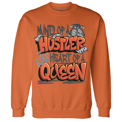 Georgia Peach 3s Sweatshirt Match Hustler Heart Queen - NastyJamz