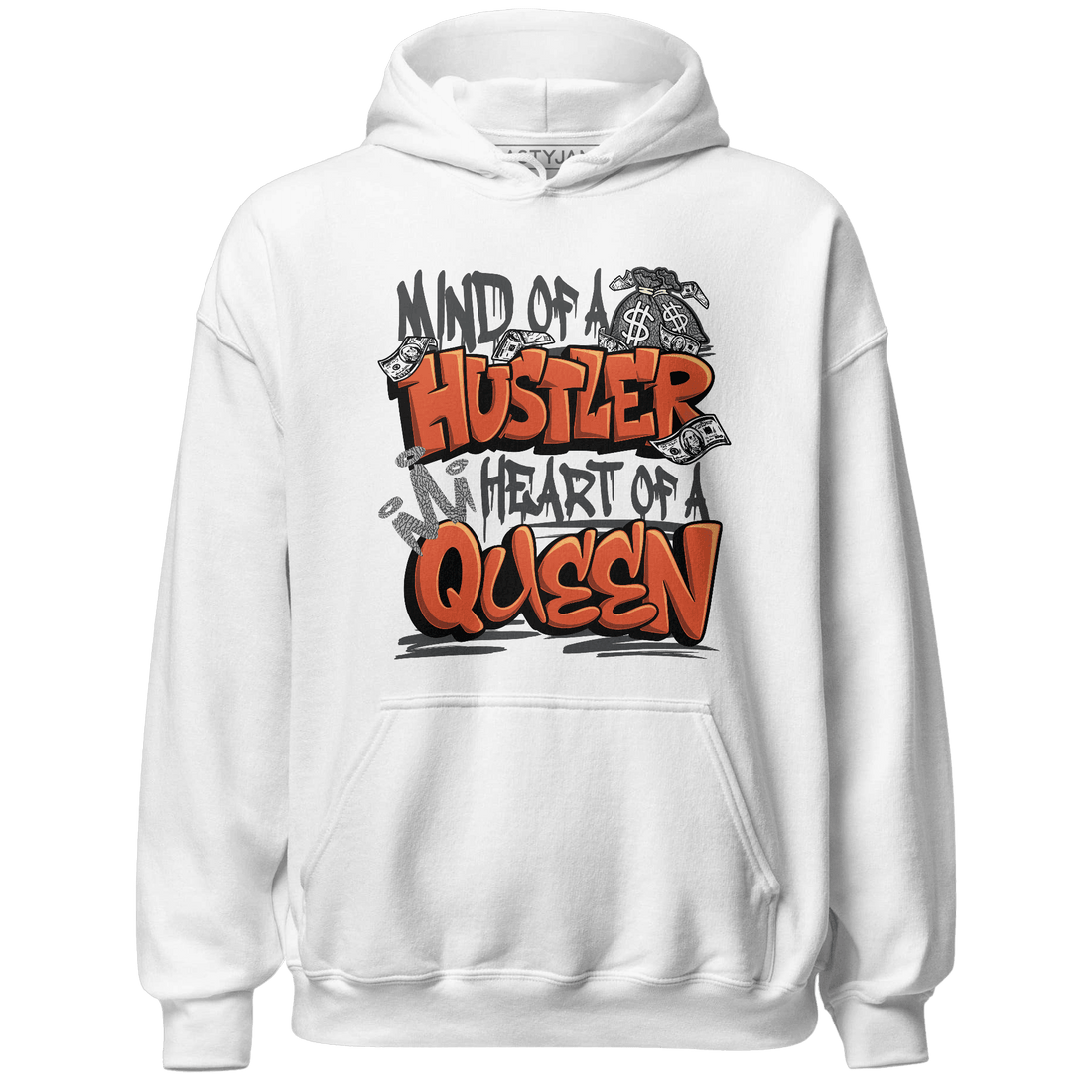 Georgia Peach 3s Hoodie Match Hustler Heart Queen - NastyJamz